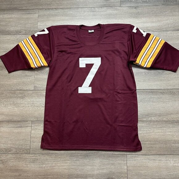 Autographed/Signed JOE THEISMANN 83 MVP Washington Burgundy Jersey JSA COA Auto - Picture 3 of 6